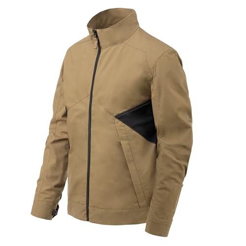 Helikon-Tex Greyman - Urban Line Jacke - Coyote Schwarz- Size M - Jacke Herren, Jacken, Jacket - 5 Taschen, Reißverschluss, Mäntel Jacken, Frühling Jacken, Bomber Jacke von Helikon-Tex