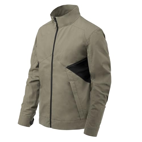 Helikon-Tex Greyman Urban Line Jacke - Taiga Green Schwarz - Größe M - 5 Taschen, Reißverschluss, Mäntel, Frühling, Bomber - Herren von Helikon-Tex