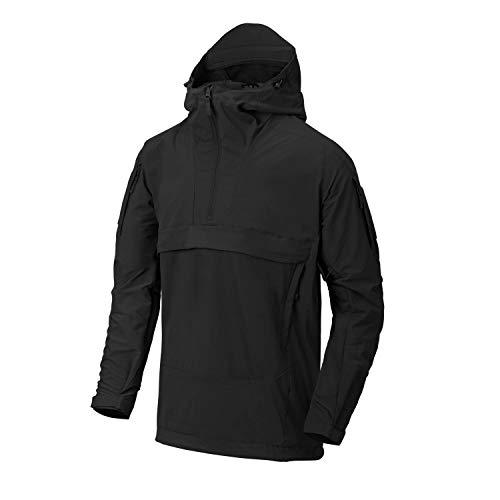 Helikon-Tex Herren Anorak Mistral Soft Shell Jacke Schwarz Größe XS (EU) / 2XS (US) von Helikon-Tex