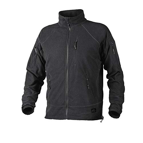 Helikon-Tex Herren Fleece Jacket Alpha Tactical Grid Fleecejacke schwarz, Grau (Shadow Grey), XL von Helikon-Tex