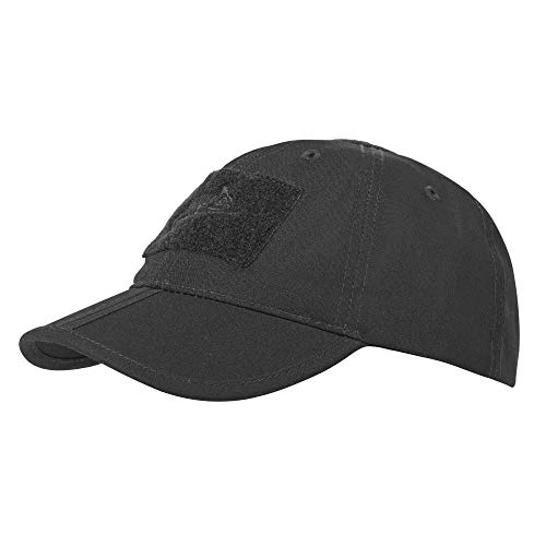 Helikon-Tex Herren Kappe, faltbar, Baseball Cap Faltmütze Polycotton Ripstop Adaptive grün, schwarz, Einheitsgröße von Helikon-Tex