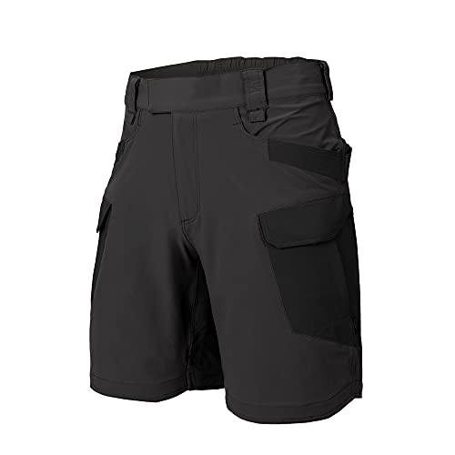 Helikon-Tex Herren Urban/Outdoor Taktische Shorts, Aschgrau / Schwarz Outdoor Style 8,5", 38W x 8L von Helikon-Tex