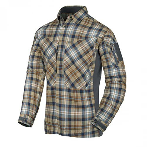 Helikon-Tex MBDU Flannel Shirt Freizeit Outdoor Hemd -Polyester- Ginger Plaid von Helikon-Tex