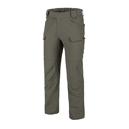 Helikon-Tex OTP Outdoor Tactical Pants - Wasserabweisend - Outback Line - Leichte Wanderhose für Strafverfolgungsbehörden, Arbeitshosen, Taiga Green VersaStretch Lite, 36W / 30L von Helikon-Tex