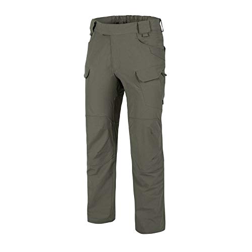 Helikon-Tex OTP Outdoor Tactical Pants - Wasserabweisend - Outback Line - Leichte Wanderhose für Strafverfolgungsbehörden, Arbeitshosen, Taiga grün Versastretch, 36W / 30L von Helikon-Tex