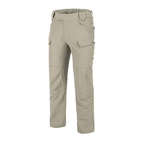 Helikon-Tex OTP Outdoor Taktische Hose – wasserabweisend – Outback Line – leicht, Wandern, Strafverfolgung, Arbeitshose, Khaki Versastretch, 34W / 30L von Helikon-Tex