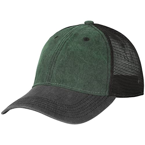 Helikon-Tex Plain Trucker-Kappe Baumwolle Washed Dark Green/Washed Schwarz von Helikon-Tex