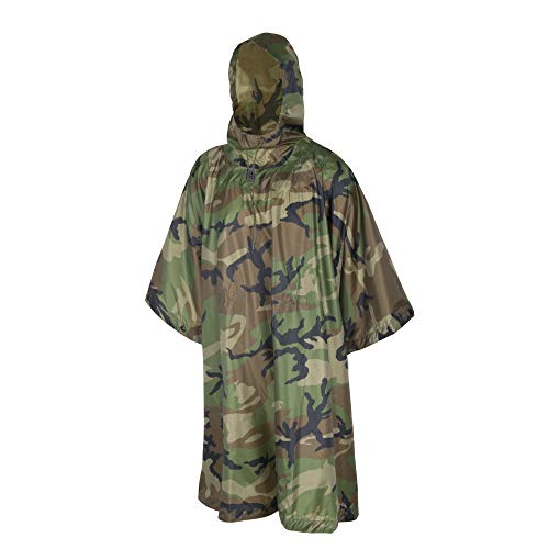 Helikon-Tex Regen Poncho U.S. Model - US Woodland von Helikon-Tex