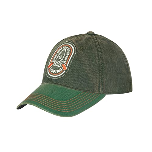 Helikon-Tex Shooting Time Snapback Cap - Dirty Washed Dark Green/Kelly Green (CZ-STS-DW-0Y0ZD) von Helikon-Tex