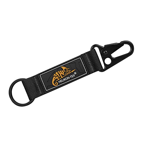 Helikon-Tex Snap Hook Schlüsselanhänger mit Logo -Nylon- Schwarz von Helikon-Tex