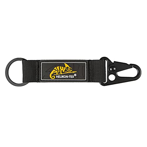 Helikon-Tex Snap Hook Schlüsselanhänger mit Logo -Nylon- Schwarz von Helikon-Tex