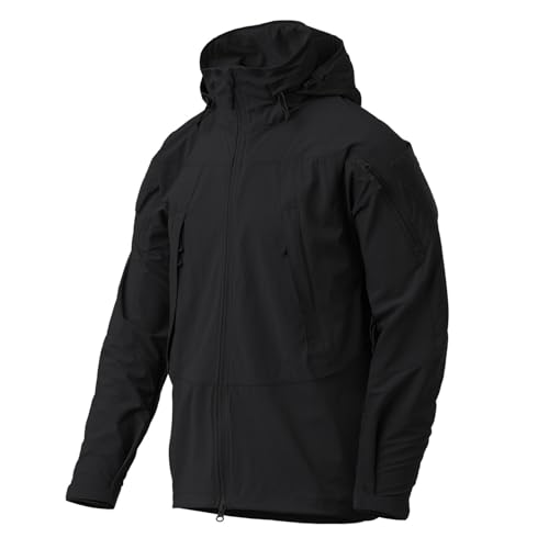 Helikon-Tex TROOPER Jacket MK2 Hooded Rain Jacket, Schwarz, L von Helikon-Tex