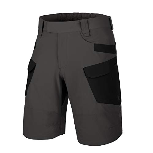 Helikon-Tex Urban-/Outdoor-, taktische Shorts, Herren, Aschgrau / Schwarz Otk 11 Zoll, W40 - L11 von Helikon-Tex