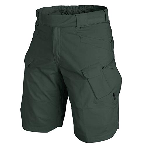 Helikon-Tex Urban-/Outdoor-, Taktische Shorts, Herren, Jungle Green UK 27,9 cm, W38 - L11 von Helikon-Tex