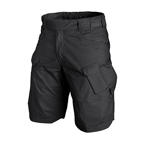Helikon-Tex Urban-/Outdoor-, taktische Shorts, Herren, Schwarzes UK 28 cm, W42 - L11 von Helikon-Tex