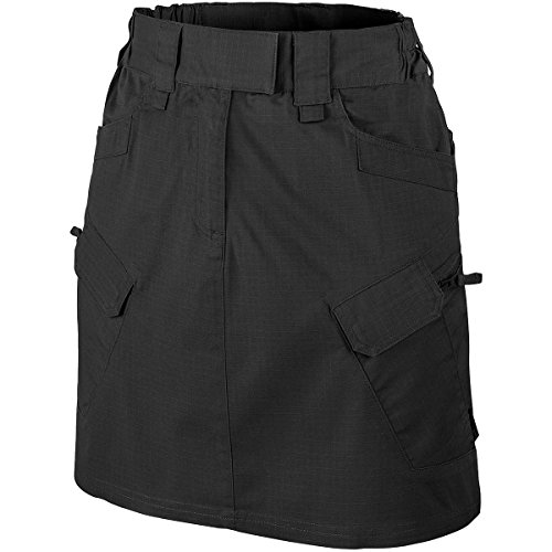 Helikon Damen Urban Taktischer Rock Schwarz Polybaumwolle Ripstop Größe 28W von Helikon-Tex