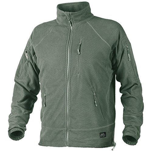 Helikon Herren Alpha Taktisch Jacke Gitter Vlies Laub Grün Größe 3XL von Helikon-Tex