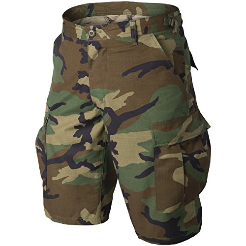 Helikon Original BDU Shorts Baumwolle Ripstop Woodland Größe L von Helikon-Tex