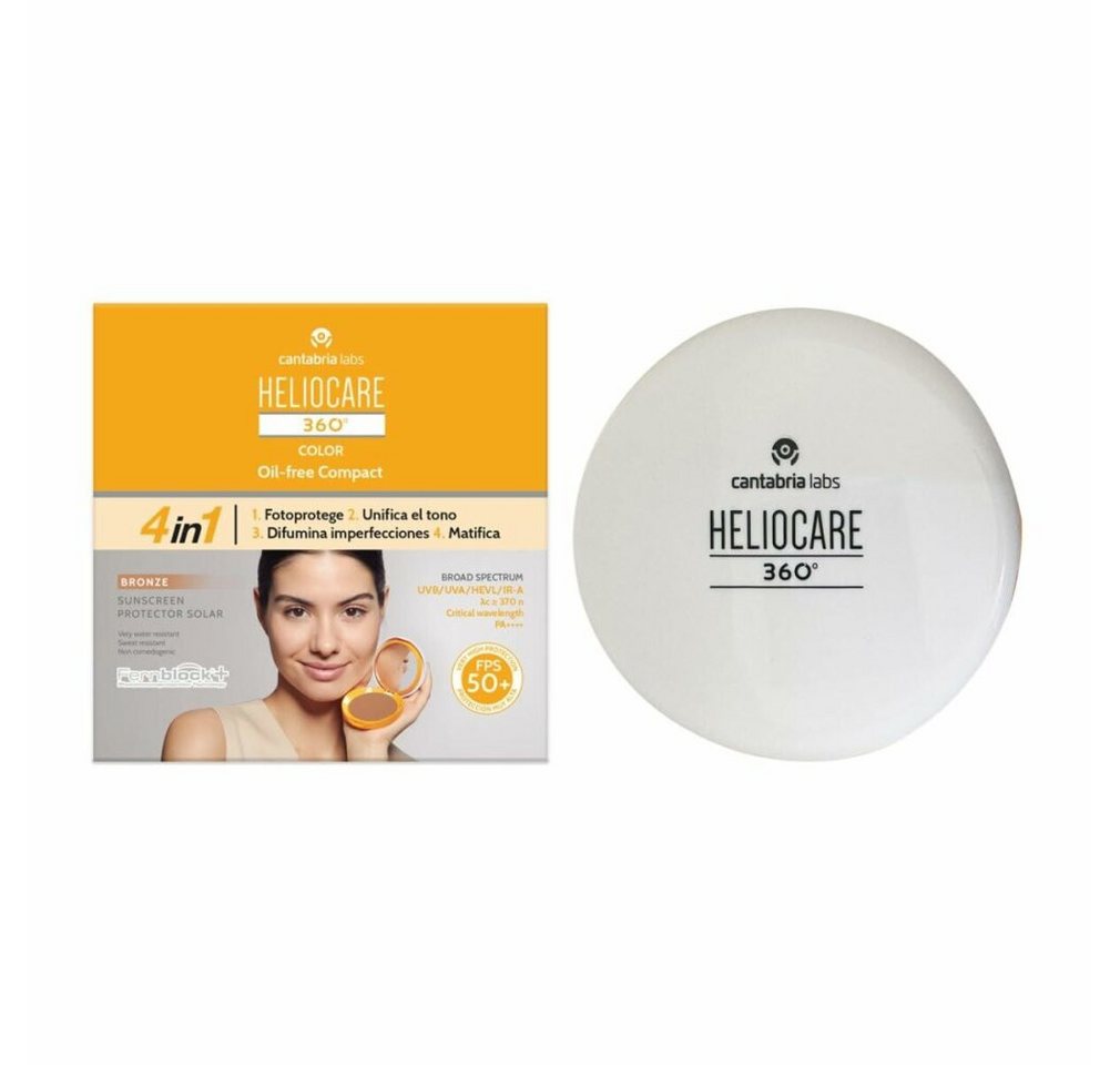 Heliocare Puder 360º ölfreie Kompaktfarbe SPF50 #Bronze 10 gr Heliocare Puder 360º ölfreie Kompaktfarbe SPF50 #Bronze 10 gr von Heliocare