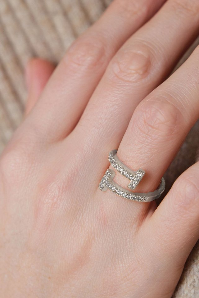 Heliophilia Silver Fingerring BRASS BODY, Adjustable R1380 von Heliophilia Silver