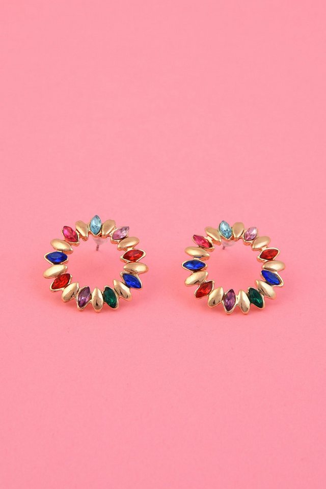 Heliophilia Silver Paar Creolen BRASS BODY, 2,5 cm R1183 von Heliophilia Silver