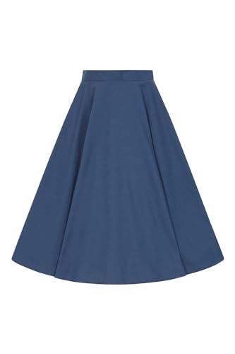 Hell Bunny Abi 50s Skirt Frauen Mittellanger Rock schwarz XL 70% Baumwolle, 30% Polyester Basics von Hell Bunny