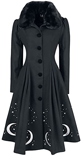 Hell Bunny Interstellar Coat Frauen Mantel schwarz L von Hell Bunny