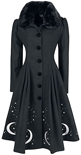 Hell Bunny Interstellar Coat Frauen Mantel schwarz XL von Hell Bunny