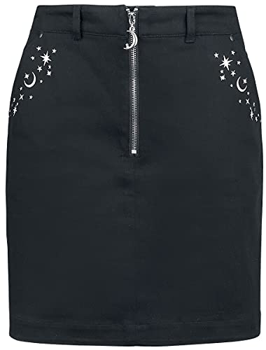Hell Bunny Interstellar Mini Skirt Frauen Kurzer Rock schwarz S von Hell Bunny