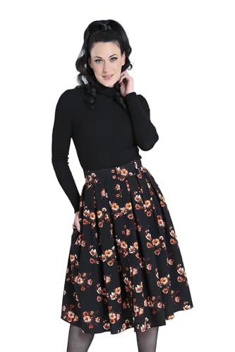 Hell Bunny Rock Orla Vintage Retro Bundfalten Floral Print, Größe:S Hell Bunny Rock Orla Vintage Retro Bundfalten Floral Print, Größe:S von Hell Bunny