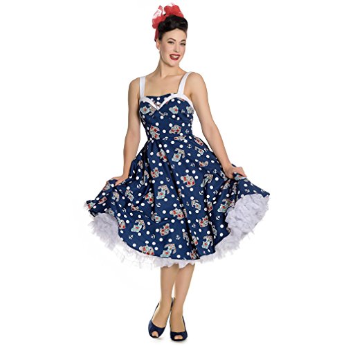 Hell Bunny Vintage Kleid - Oceana 50's XXL von Hell Bunny