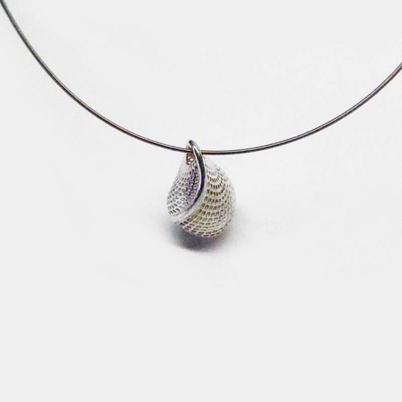 Einzigartiger Langer Tropfen Anhänger, Sterling Silber Großer Große Halskette, Moderner Anhänger Für Frauen, Statement Korbschmuck Einzigartiger Langer Tropfen Anhänger, Sterling Silber Großer Große Halskette, Moderner Anhänger Für Frauen, Statement Korbschmuck von HellaGanorJewelry