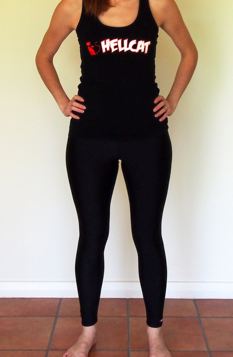 Schwarze Leggings Schwarze Leggings von HellcatClothing