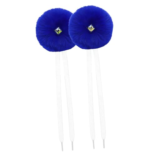 Hellery 2 X Kinder Schlittschuhe mit Schnürsenkeln Und Glöckchen, 25 Cm, Tragbare Mehrzweck Dekobälle Zum Skaten für Normale Schuhe Und Stiefel Im Freien, Blau von Hellery