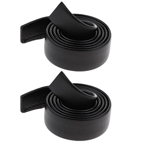 Hellery 2er Set Männer Wechselgürtel Automatik Gürtel ohne Schnalle 120 x 3.5cm von Hellery