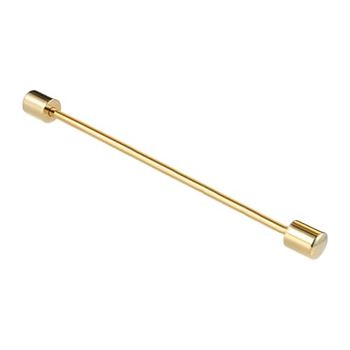 Hellery Herren Krawattenclip, Stabnadel für Krawatte, Kupferdesign für formelle Anlässe, Gold von Hellery