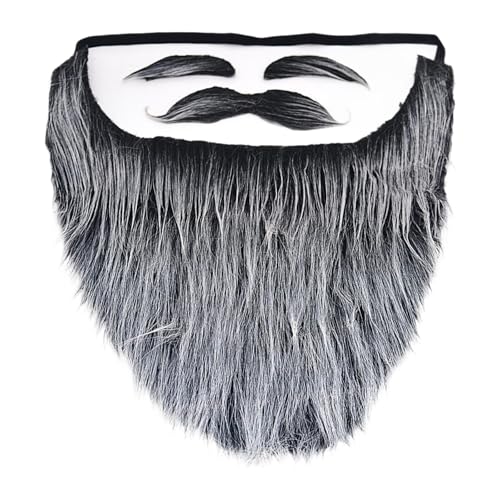 Hellery Lange Bart Weihnachten Santa Bart für Karneval Erwachsene Leistung Festliche von Hellery