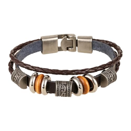 Hellery PU Armband Schmuck Manschette Armband für Männer Frauen von Hellery
