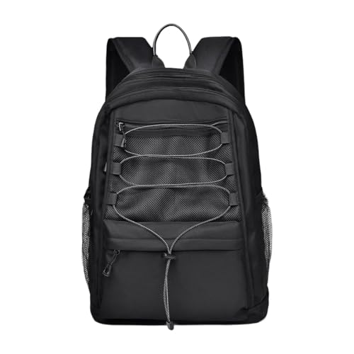Hellery Rucksack Sportrucksack für Damen Laptoprucksack Tagesrucksack Reisetasche mit Großem Fassungsvermögen Und Gepolsterten Schultergurten für Universität, Schwarz Hellery Rucksack Sportrucksack für Damen Laptoprucksack Tagesrucksack Reisetasche mit Großem Fassungsvermögen Und Gepolsterten Schultergurten für Universität, Schwarz von Hellery