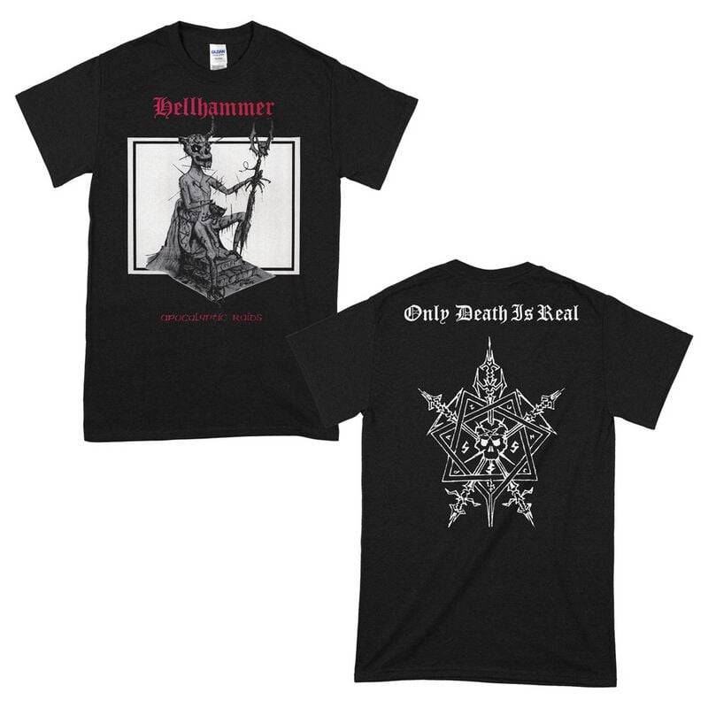Hellhammer T-Shirt - Apocalyptic raids - S bis XXL - für Männer - Größe M - schwarz  - Lizenziertes Merchandise! Hellhammer T-Shirt - Apocalyptic raids - S bis XXL - für Männer - Größe M - schwarz  - Lizenziertes Merchandise! von Hellhammer