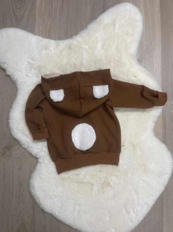 Bär Hoodie Mit Applikation Und Ohren von HelliMaus