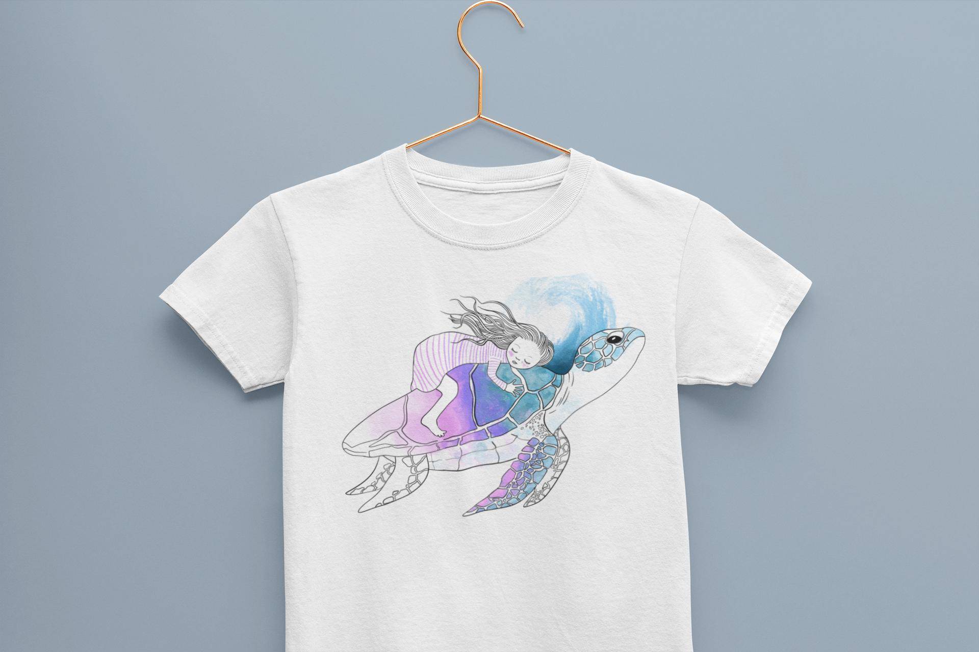 Kinder Shirt "Schildkrötenliebe" von HellicopterDE
