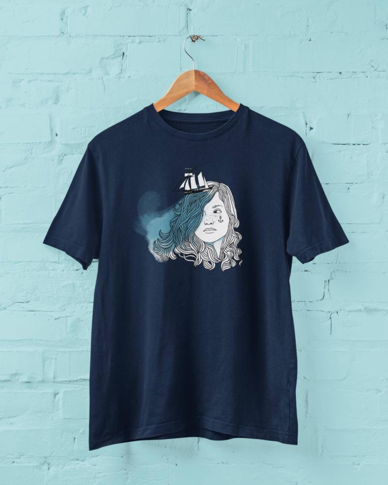 Shirt "Schiff Im Haar" Girl von HellicopterDE