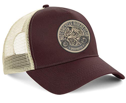 HELLMOTORS Motorcycle Riders Club Trucker Cap Oldschool Kappe Speed Master von HELLMOTORS