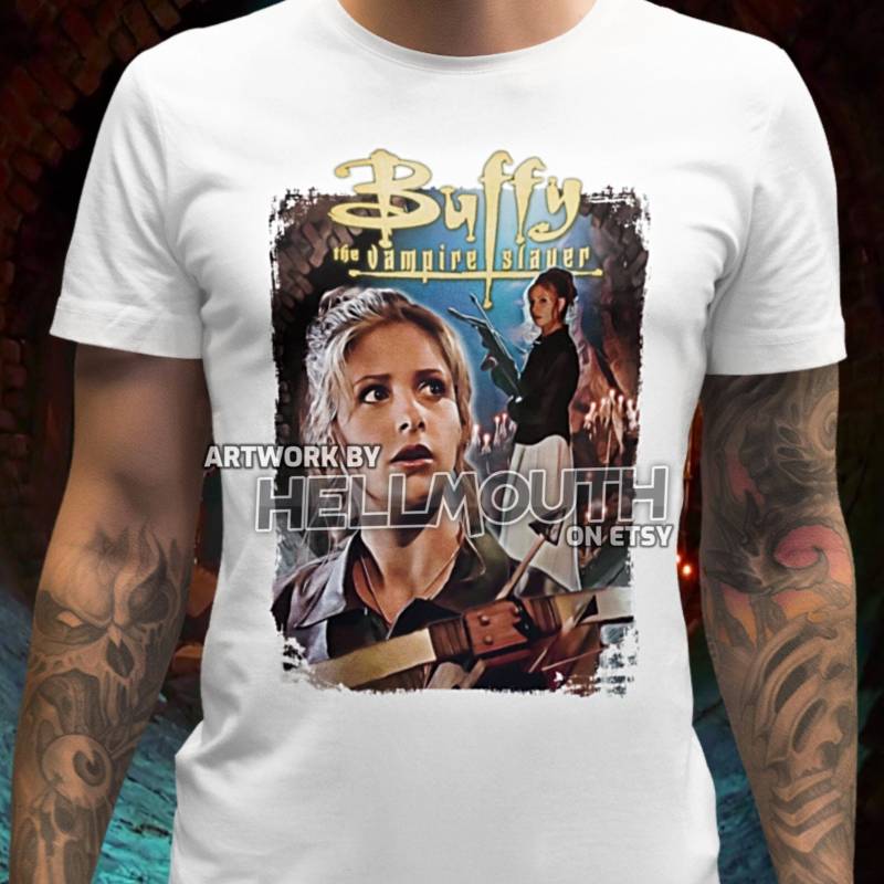 Buffy The Vampire Slayer Prophezeiung T-Shirt. Herren & Damen Alle Größen. Sarah Michelle Gellar. Benutzerdefiniert von Hellmouth