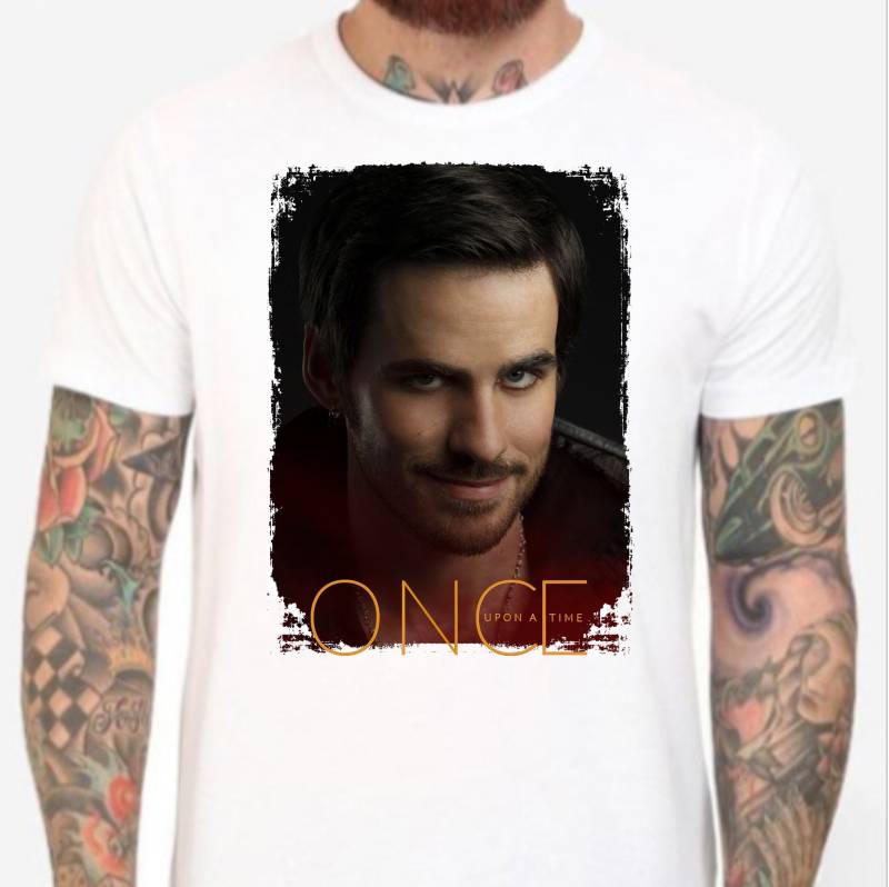 Captain Hook - Es War Einmal Weißes T-Shirt. Herren & Damen Alle Größen von Hellmouth