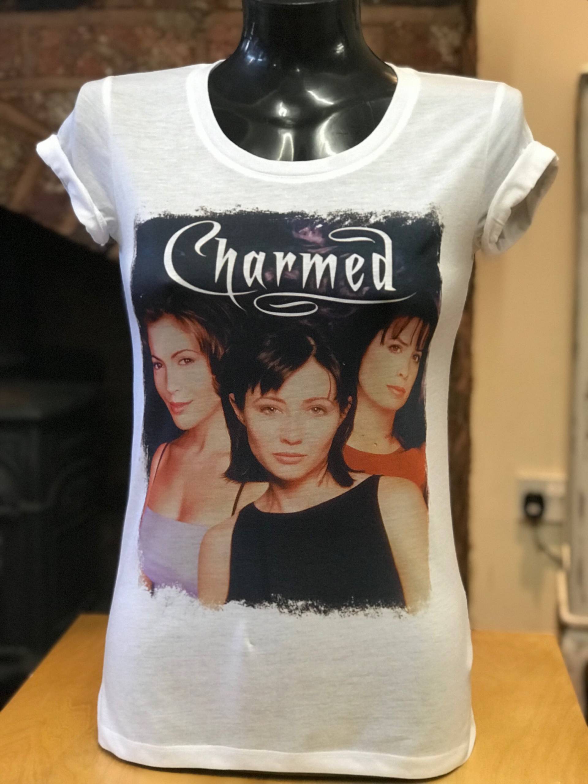 Charmed - Weißes T-Shirt. Herren, Damen von Hellmouth