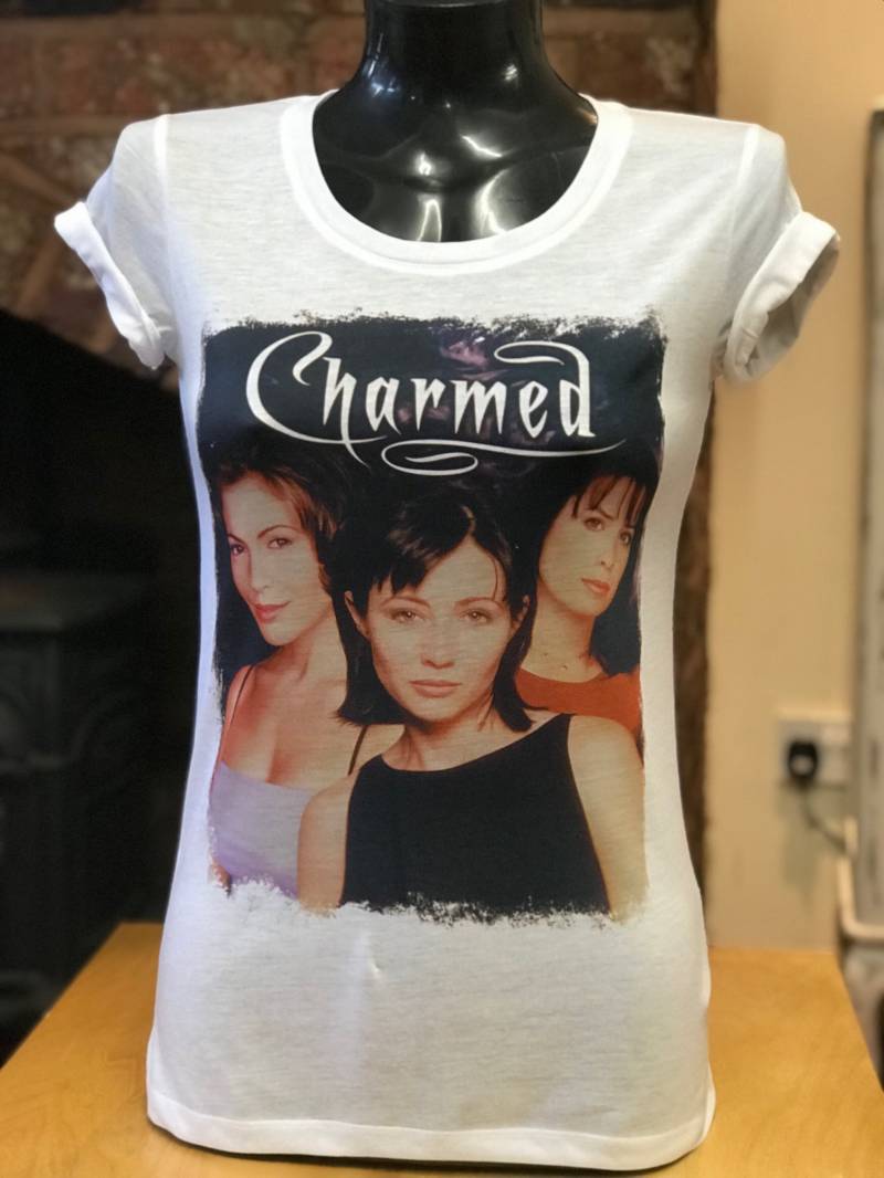 Charmed - Weißes T-Shirt. Herren, Damen von Hellmouth