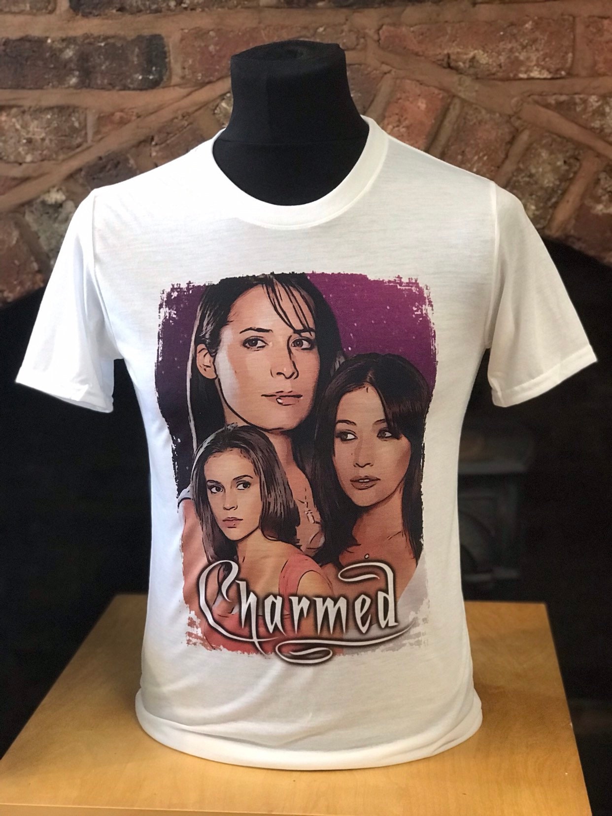 Charmed - Weißes T-Shirt. Herren, Damen von Hellmouth