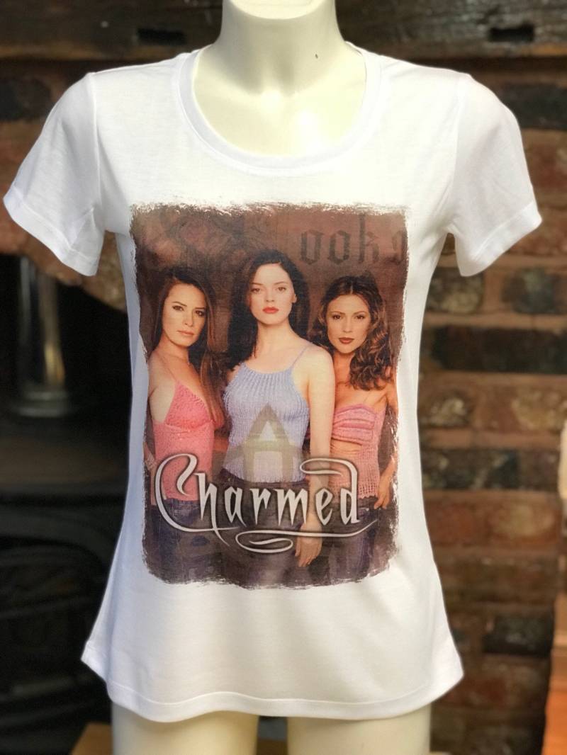 Charmed - Weißes T-Shirt. Paige, Phoebe Und Piper Herren & Damen Alle Größen von Hellmouth